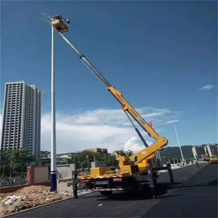 固安县维修路灯的曲臂升降车出租